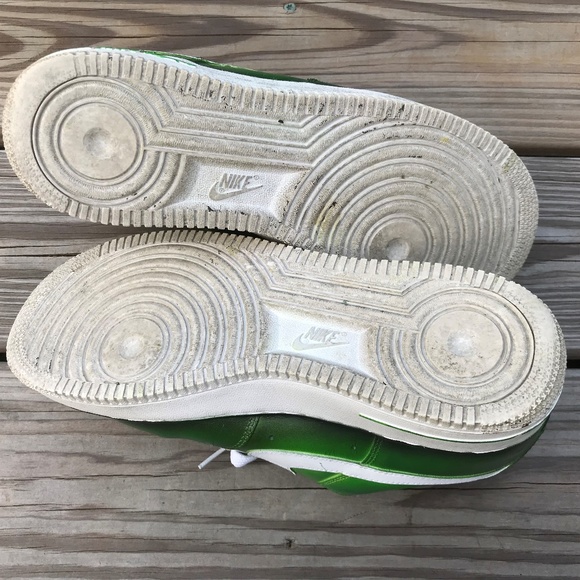 Nike Men Shoe Green Athletic Nike Air Sneaker - Picture 7 of 8